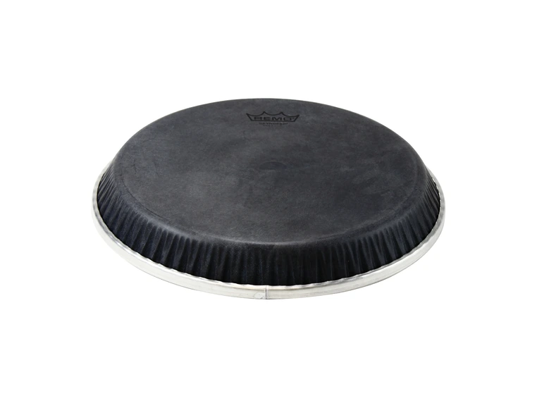 Remo M4-0975-S6-D4009 Symmetry Skyndeep Congaskinn Black Calfskin, 9.75" 