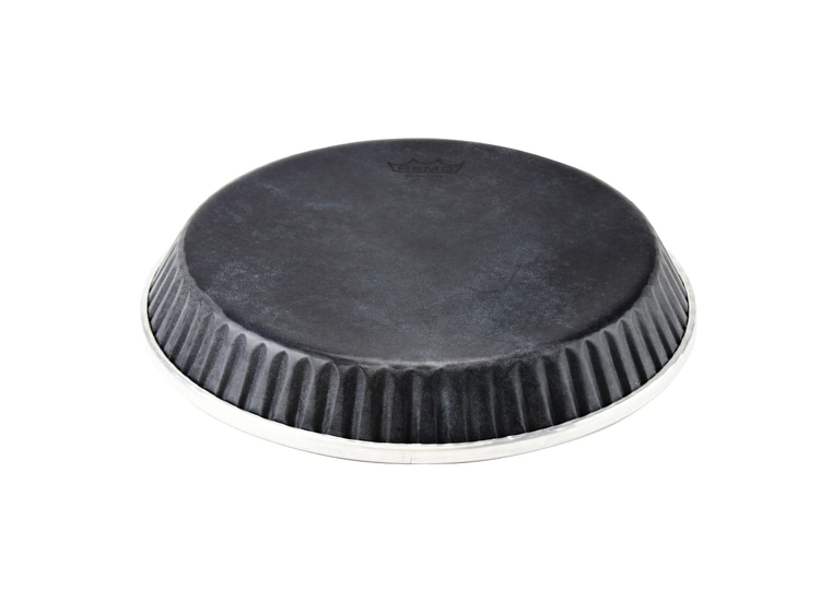 Remo M4-1125-S6-D1009 Symmetry Skyndeep Congaskinn Black Calfskin, 11.25" 