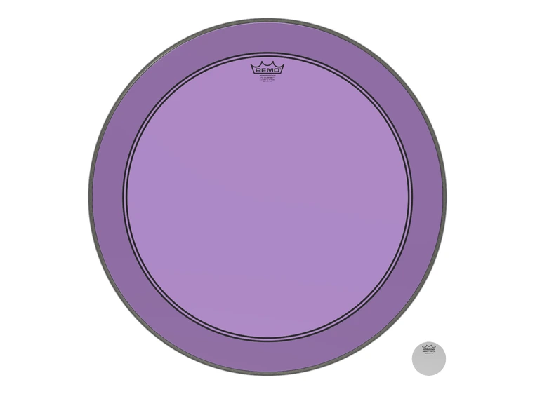 Remo P3-1326-CT-PU Powerstroke P3 Colortone Purple Bass Drumhead, 26" 