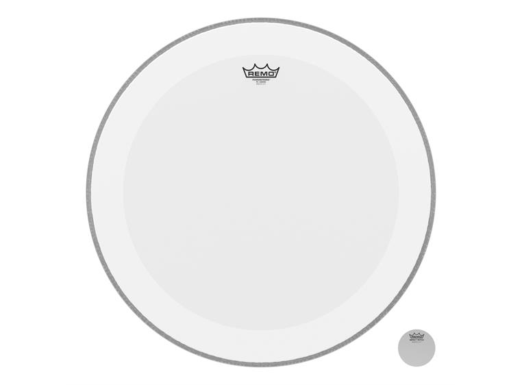 Remo P4-1123-C2- Powerstroke P4 Coated Bass Drumhead, 23"