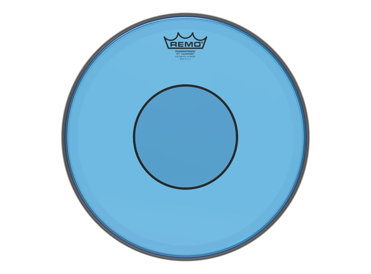 Remo P7-0314-CT-BU Powerstroke 77 Colortone Blue Drumhead, 14" 