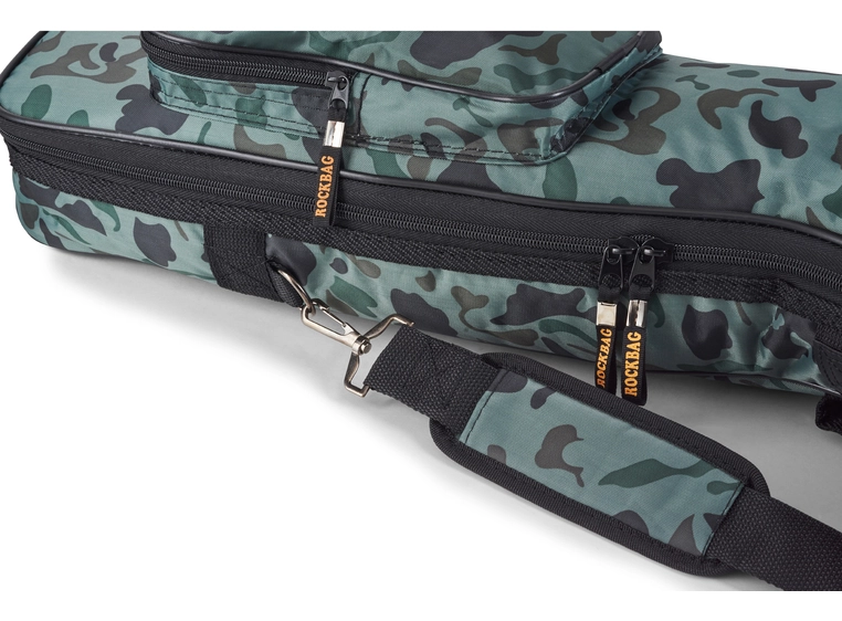 RockBag Electric Bass Gig Bag Deluxe Line, Camouflage Green 