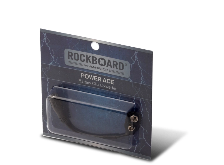 RockBoard Battery Clip Converter 9V battery clip to 2.1 x 5.5 mm barrel 