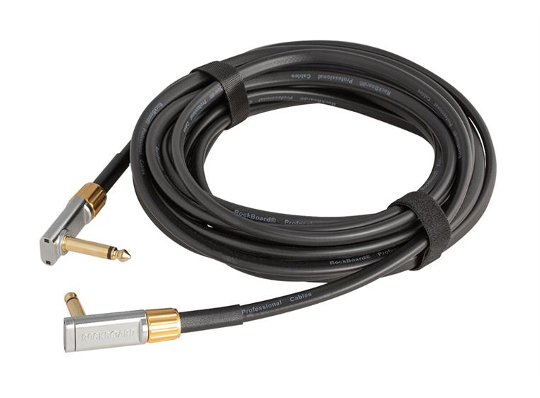 RockBoard Flat Instrument Cable, 600 cm Angled / Angled, Premium Series
