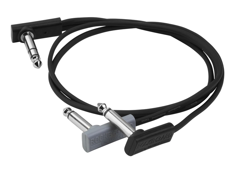 RockBoard Flat Patch Y-Splitter Cable 50 cm, Black 