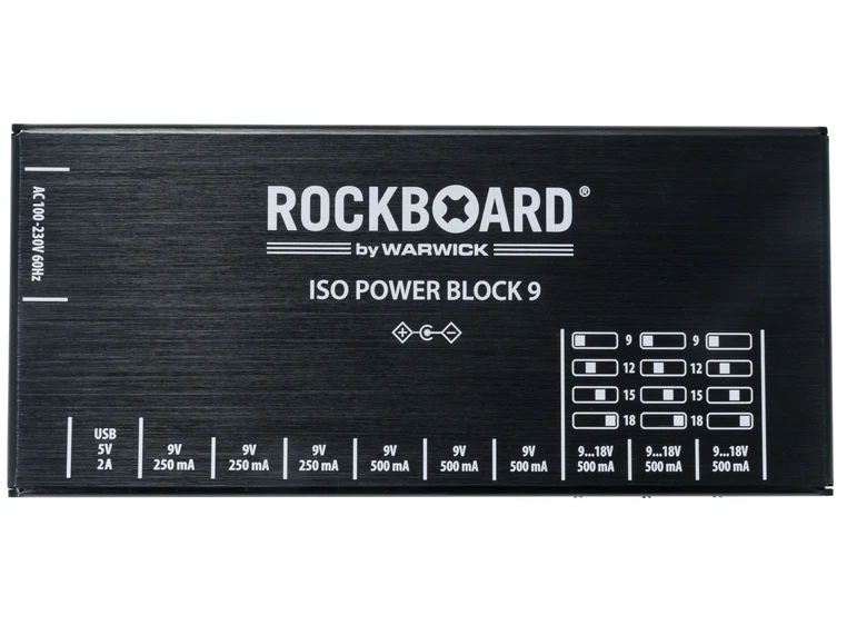RockBoard ISO Power Block V9 IEC Isolated Multi Power Supply 