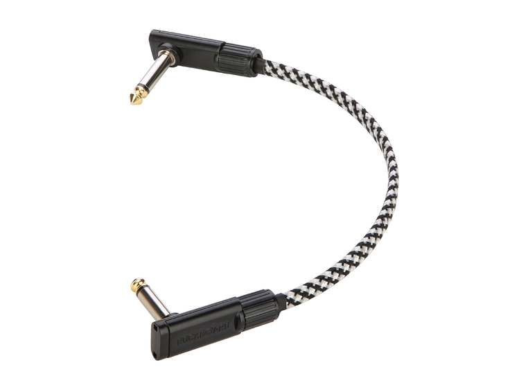 RockBoard Salt&Pepper Tweed Series Flat Patch Cable - 20 cm 