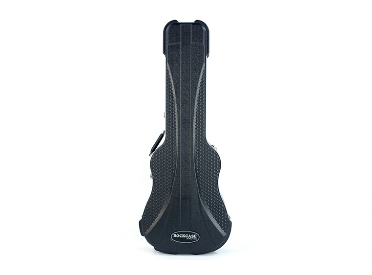 RockCase Acoustic Guitar ABS Case 12-String, Curved - Black, Premium Line 