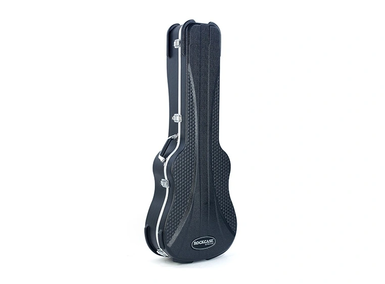 RockCase Acoustic Guitar ABS Case 12-String, Curved - Black, Premium Line 