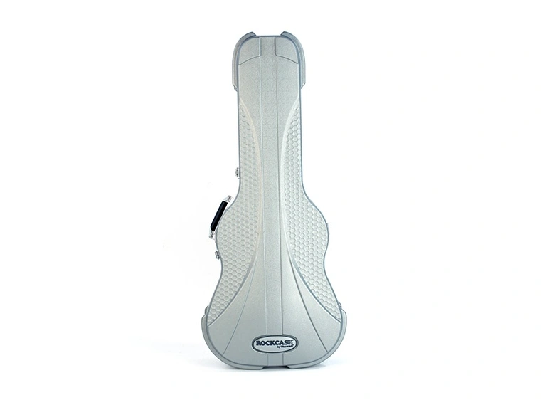 RockCase Classical Guitar ABS Case Curved - Silver, Premium Line 