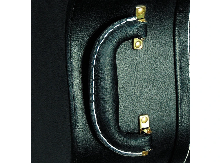 RockCase Classical Guitar Hardshell Case curved, arched Lid - Black Tolex 