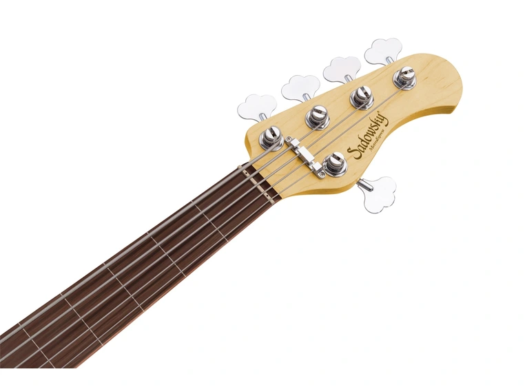 Sadowsky 21 Fret Vintage JJ Bass 5 OW SHP CH Act.2way JJ PU OKU FL w/Lines 