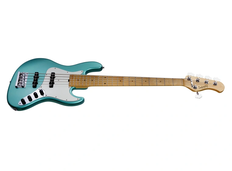 Sadowsky 21 Fret Vintage JJ Bass 5 SG MHP CH Act. 2way JJ PU OKU 