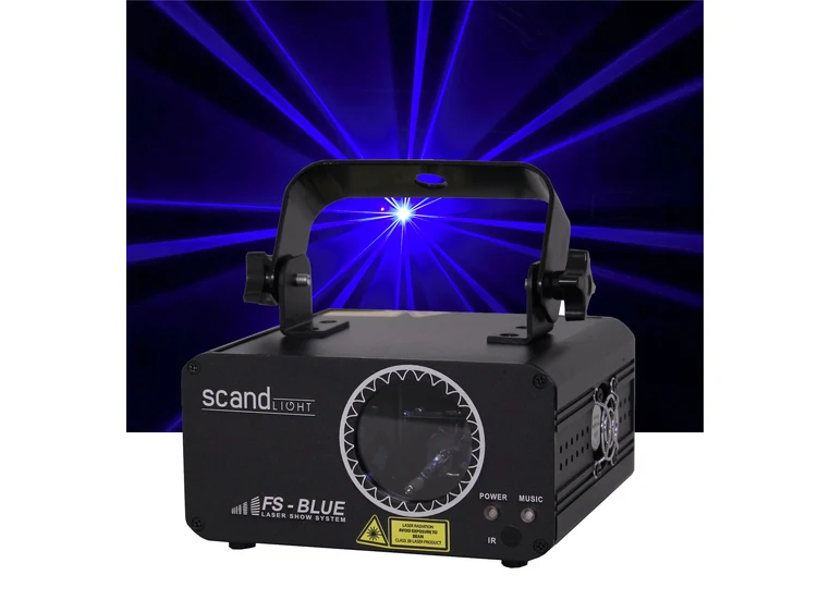 Scandlight LASER-FS-BLUE Blå 400mW 