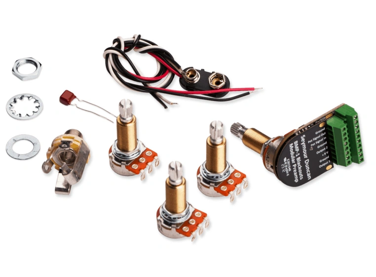 Seymour Duncan BMP-1 Blackouts Modular Preamp Long 