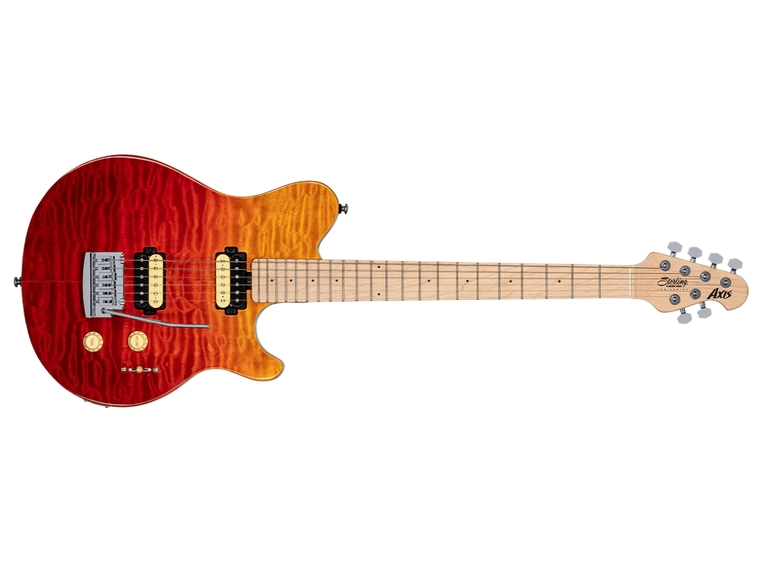 Sterling by Music Man Axis AX3QM Spectrum Red 