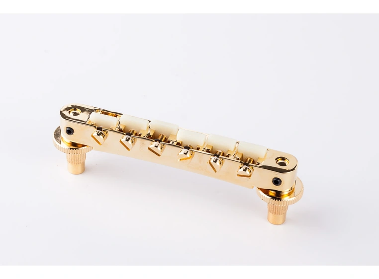 TonePros NVR2G G - Tune-O-Matic Bridge with G Formula Saddles - Gold 