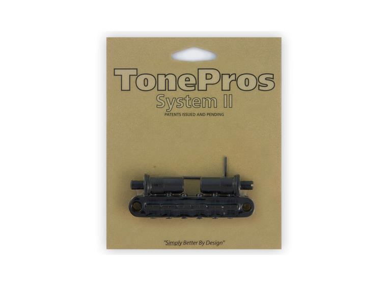 TonePros T3BT B - Metric Tune-O-Matic Bridge - Black