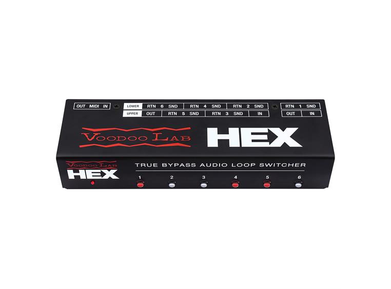 Voodoo Lab HEX Compact true bypass audio switcher