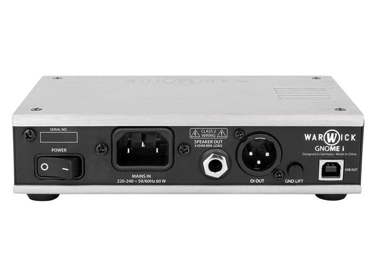 Warwick Gnome i Pocket Bass Amp Head with USB Interface, 200 Watt