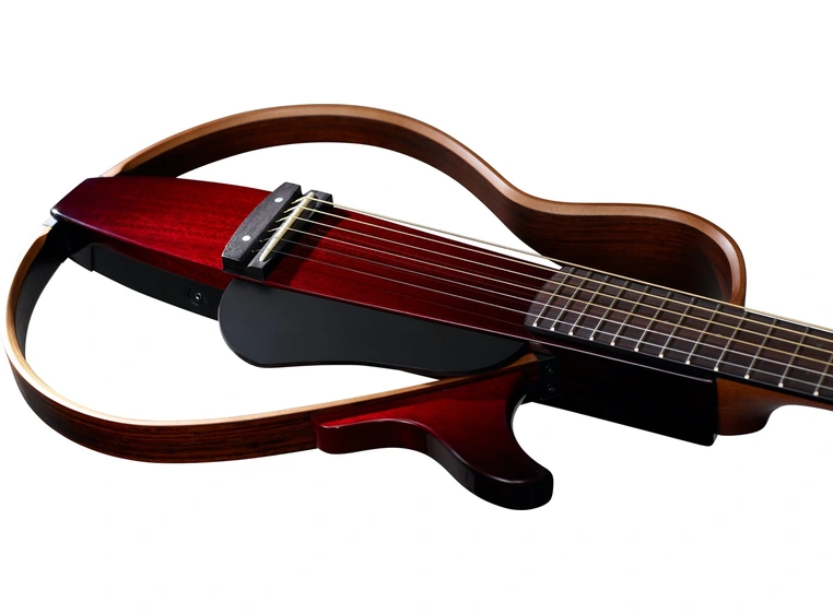 Yamaha SLG200S Steel Silent Guitar Crimson Red Burst Finish 