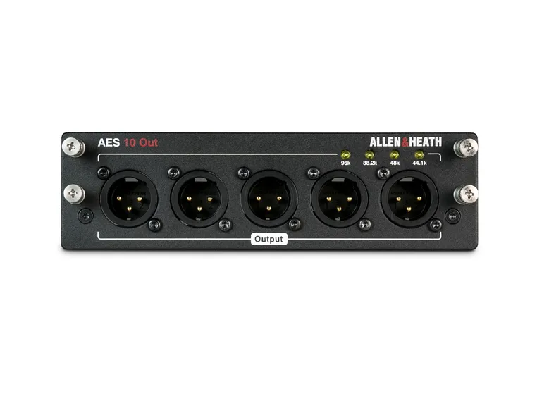 A&H AES3 I/O Card For dLive systems: 10 outputs 