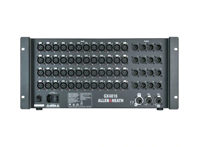 A&H GX4816 AudioRack For dLive or SQ systems: 48 mic/line, 1 