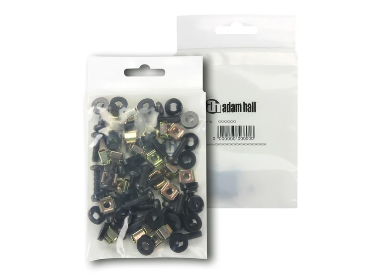 Adam Hall Parts 5928 M24 AH Bag 24x M6x20 mm Screw/Rack Nut/Washer 