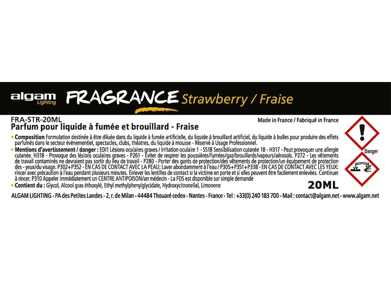 Algam Lighting 20 ML fragr strawberry FRA-STR-20ML 
