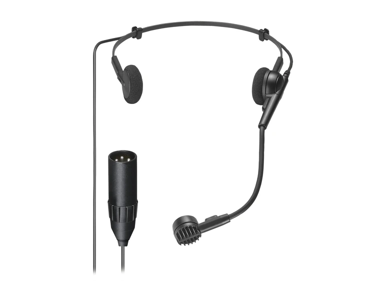 Audio-Technica PRO8HEx Hodebøylemikrofon Frontpickup, m/ 1,8m kabel med XLRM 