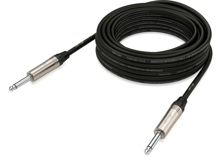 Behringer GIC-1000 Gold Performance Instrumentkabel 10m 