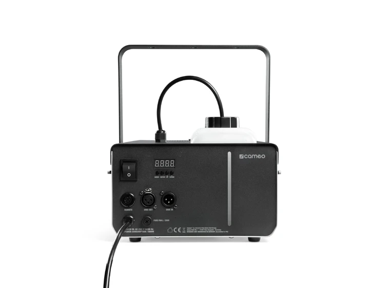 Cameo PHANTOM F5 - 1500 W High Output Fog Machine, Two-Color Tank Illumination 