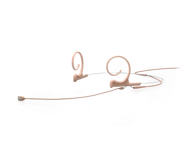 DPA 4166 CORE Omni Flex Headset Mic 110mm Boom, Beige, MicroDot 