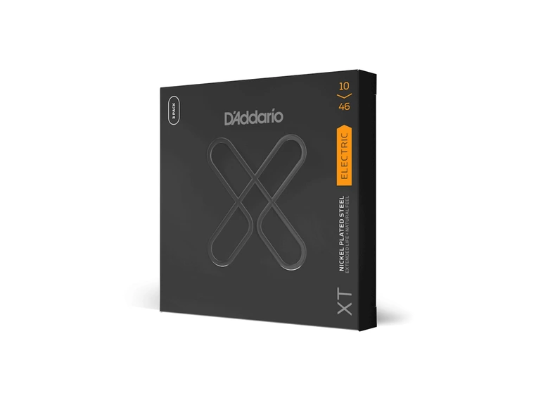 D'Addario XTE1046-3P Strengesett Elgitar (010-046) XT Coated, 3-pack 
