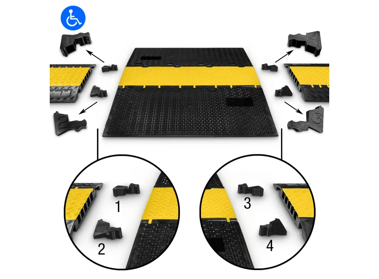 Defender 3 2D Adapter Set - Defender 3 Adapter set for centre section/ramp 