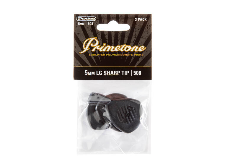 Dunlop 477P508 Primetone Round Tip 3-pakning