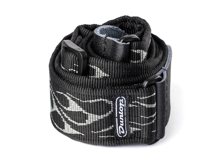 Dunlop D3811GY Strap Flambe-Gray 