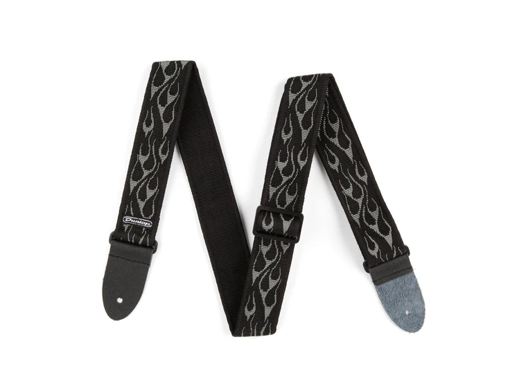 Dunlop D3811GY Strap Flambe-Gray 