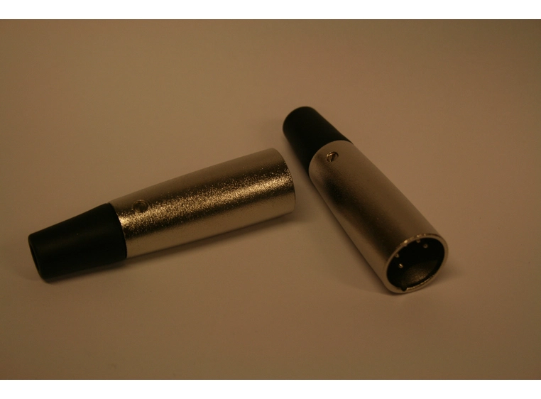 EA xlr plugg 5 pins - hann sølv 