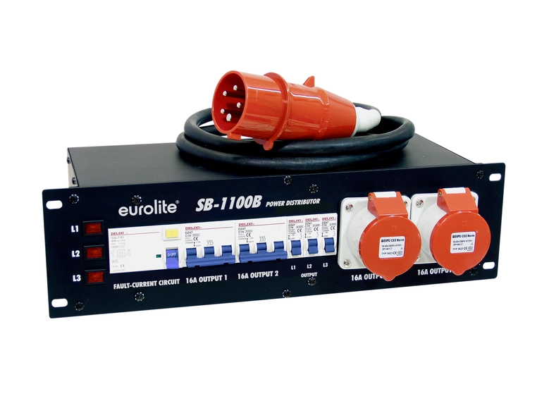 EUROLITE SB-1100B Power Distributor 32A 