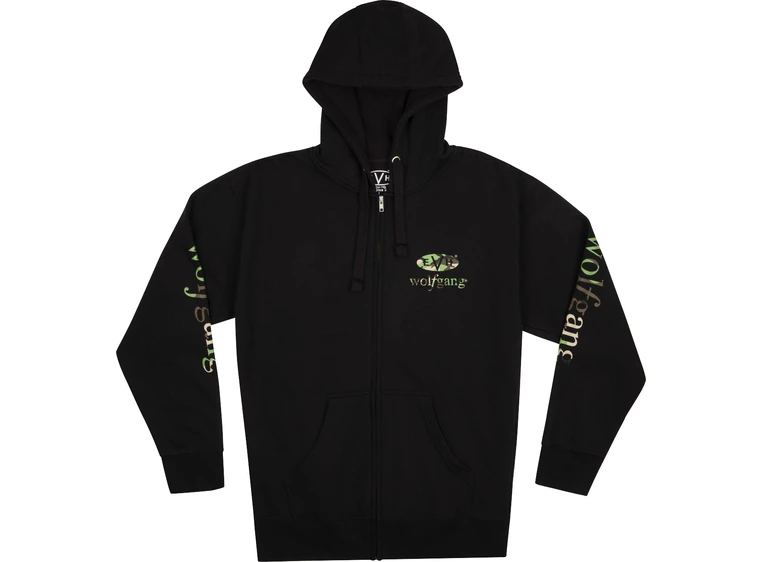 EVH Wolfgang Black and Camo Hoodie, L 