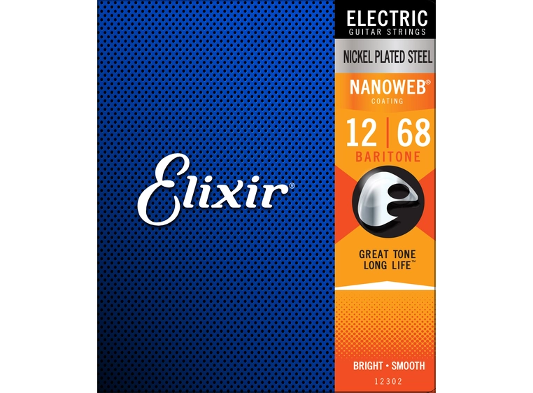Elixir Nanoweb el-gitar 6str. (012-068) Baritone 12302 