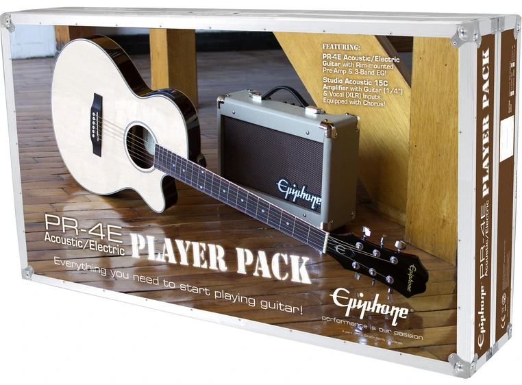Epiphone PR-4E Ac-El Player Pack Natural 