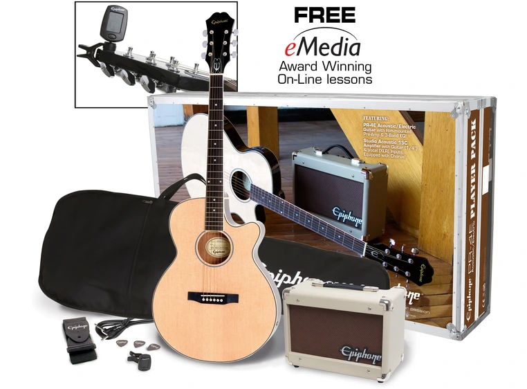 Epiphone PR-4E Ac-El Player Pack Natural 