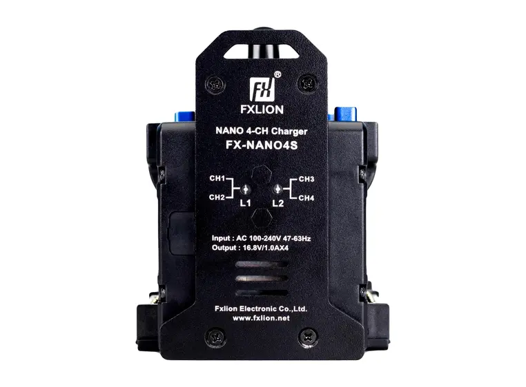 FXLION Nano Quad charger Lader for 4 stk. Nano batterier 