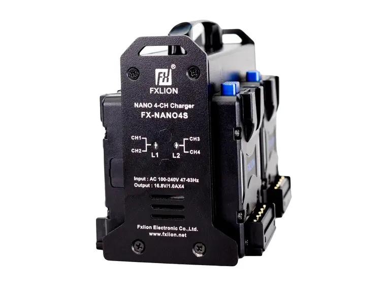 FXLION Nano Quad charger Lader for 4 stk. Nano batterier 