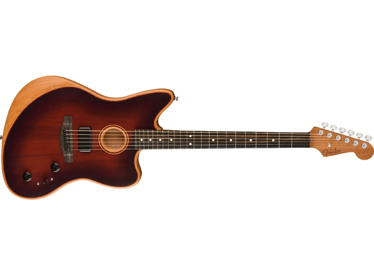 Fender American Acoustasonic Jazzmaster All-Mahogany Bourbon Burst 