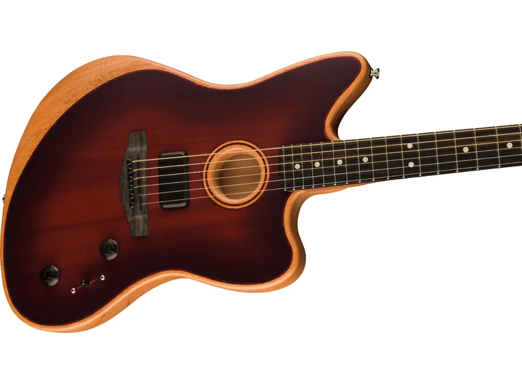 Fender American Acoustasonic Jazzmaster All-Mahogany Bourbon Burst 