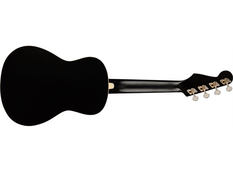 Fender Avalon Tenor Ukulele Walnut Gripebrett Black
