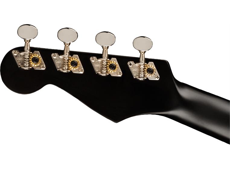 Fender Avalon Tenor Ukulele Walnut Gripebrett Black